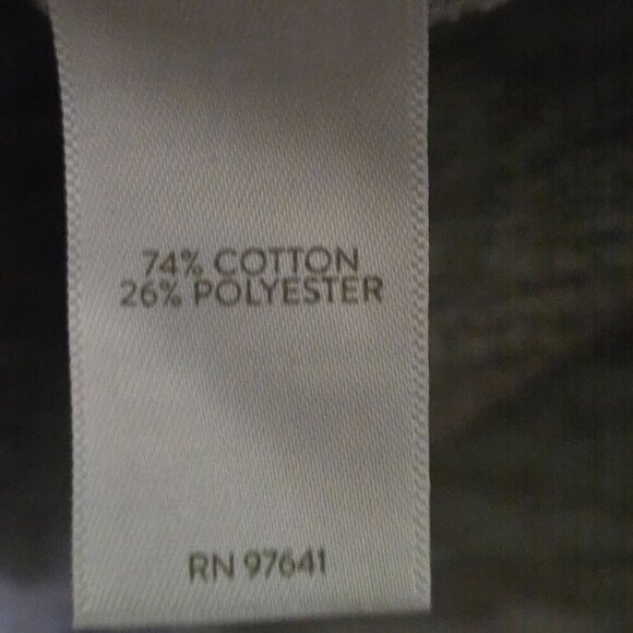 J. Jill NWOT Velour Funnel Neck Tan Space Dye Tunic Moonstone Bell Sleeve Size L - Picture 8 of 9